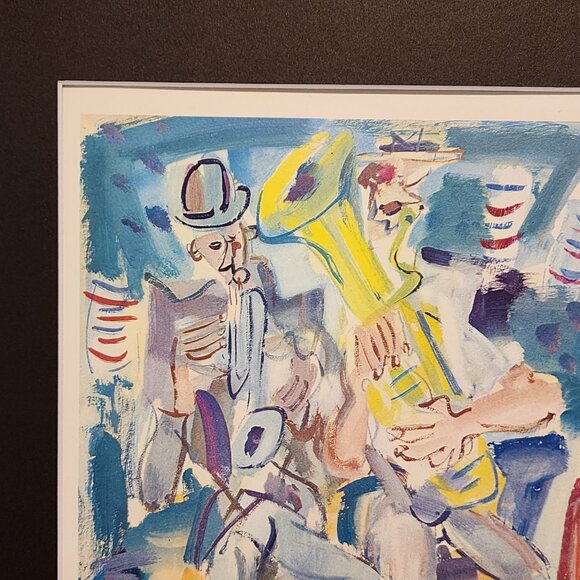 Les Musiciens - Gen Paul - Matted Print - Picture 3 of 7